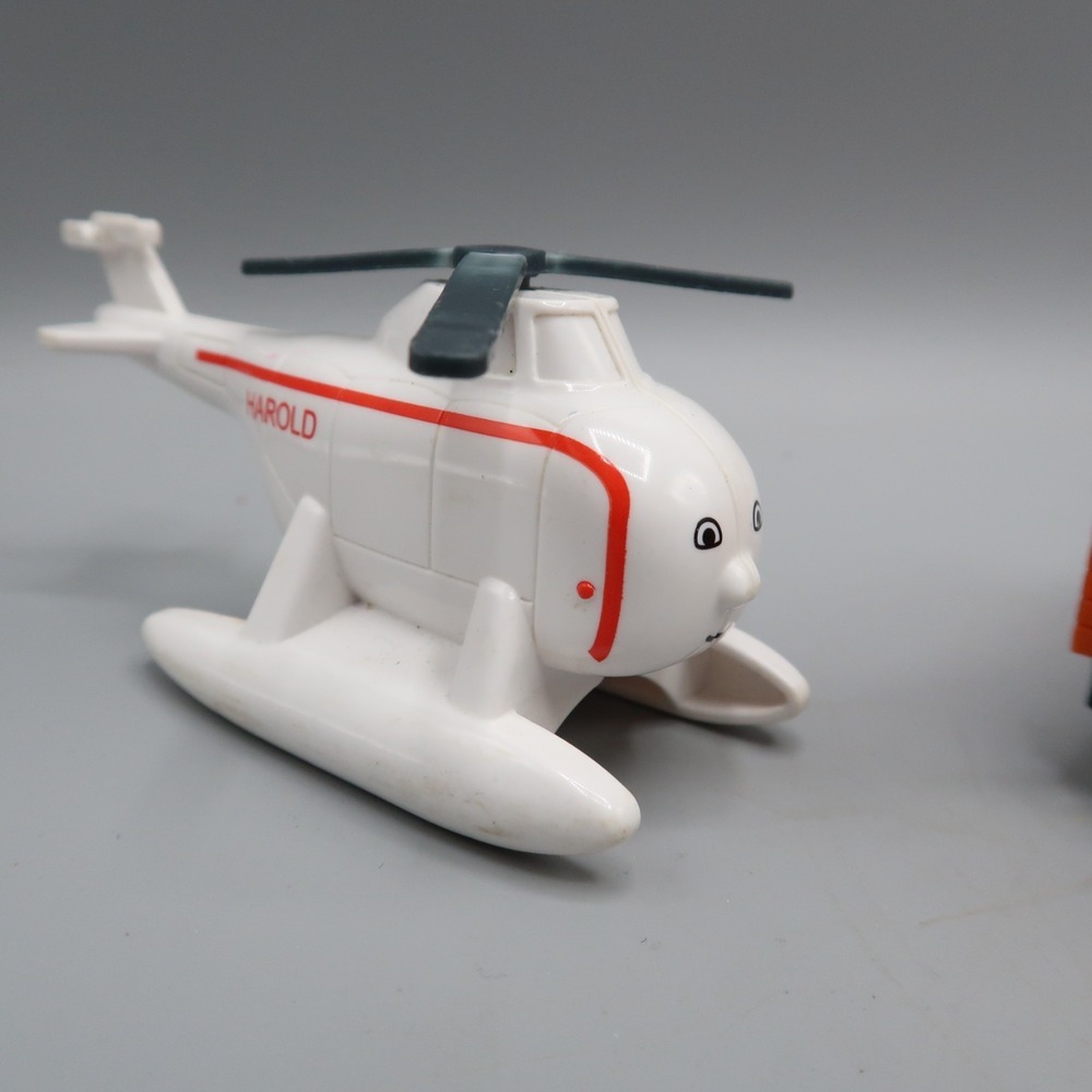 Motorized Toy Train Secret Agent Thomas Harold Helicopter Cargo Toy Lot - Picture 4 of 6